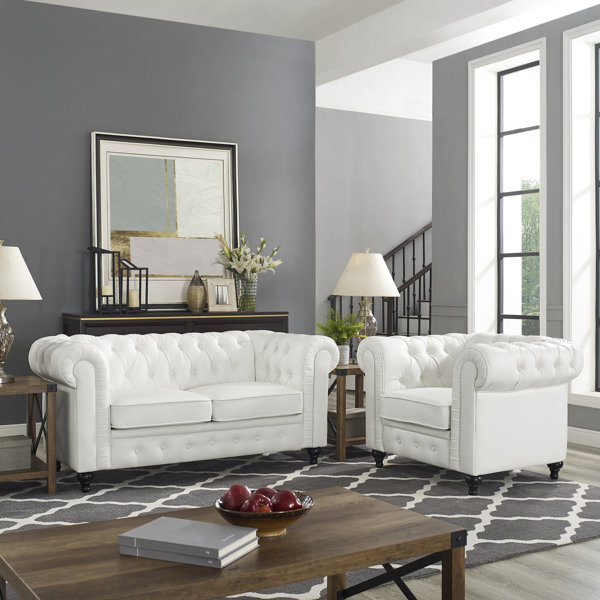 White Living Room Sets You'll Love | Wayfair